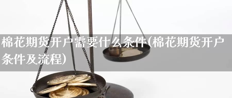 棉花期货开户需要什么条件(棉花期货开户条件及流程)_https://www.txjjpc.com_农产品期货_第1张