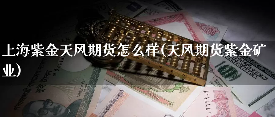 上海紫金天风期货怎么样(天风期货紫金矿业)_https://www.txjjpc.com_农产品期货_第1张